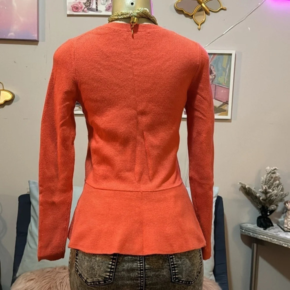 "Banana Republic Small Peplum Sweater with Front Embellishments" - Picture 11 of 11